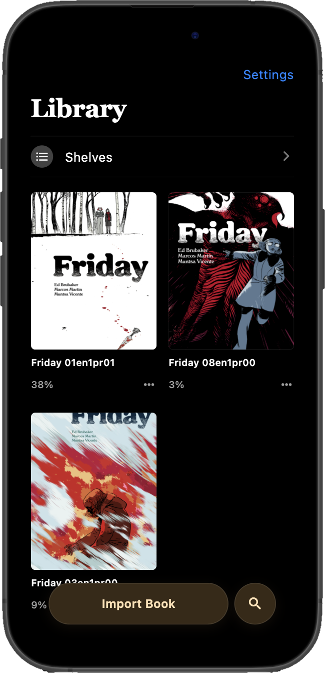 OpenSesame Reads Shelf Library Mockup